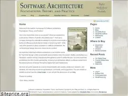 Sites similar to softwarearchitecturebook.com