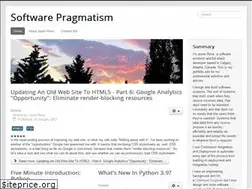 Sites similar to softwarepragmatism.com
