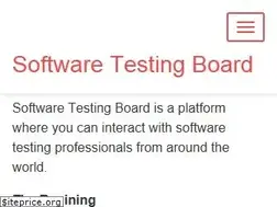 Sites similar to softwaretestingboard.com
