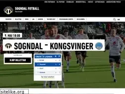 Sites similar to sogndalfotball.no
