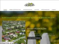 Sites similar to sognhagekoloni.no