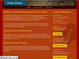 Sites similar to sogoodrestaurant.ca