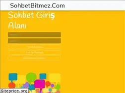 Sites similar to sohbetbitmez.com