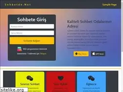 Sites similar to sohbetde.net