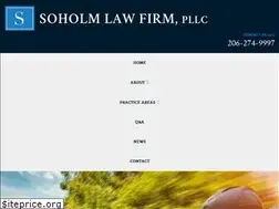 Sites similar to soholmlaw.com