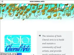 Sites similar to sojochoralarts.org