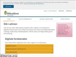 Sites similar to sok.riksarkivet.se