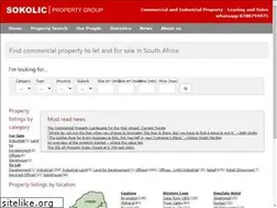 Sites similar to sokolic.co.za