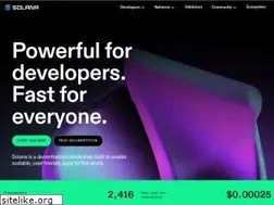 Sites similar to solana.com