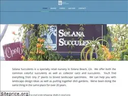 Sites similar to solanasucculents.com