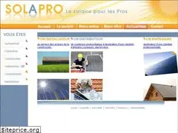 Sites similar to solapro.fr