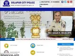 Sites similar to solapurcitypolice.gov.in