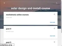 Sites similar to solar-design-and-install-course.blogspot.com