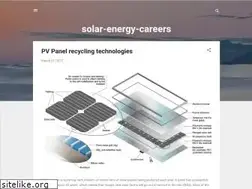 Sites similar to solar-energy-careers.blogspot.com