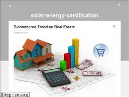 Sites similar to solar-energy-certification.blogspot.com