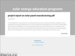 Sites similar to solar-energy-education-programs.blogspot.com