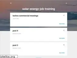 Sites similar to solar-energy-job-training.blogspot.com