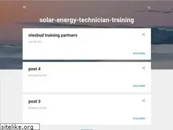Sites similar to solar-energy-technician-training.blogspot.com