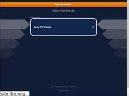 Sites similar to solar-koenig.de