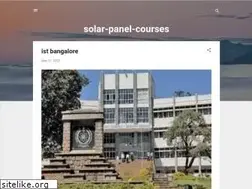 Sites similar to solar-panel-courses.blogspot.com