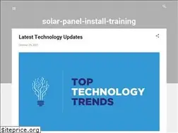 Sites similar to solar-panel-install-training.blogspot.com