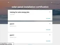 Sites similar to solar-panel-installation-certificate.blogspot.com
