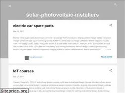 Sites similar to solar-photovoltaic-installers.blogspot.com