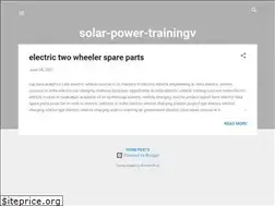 Sites similar to solar-power-training.blogspot.com
