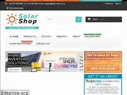 Sites similar to solar-shop.co.za