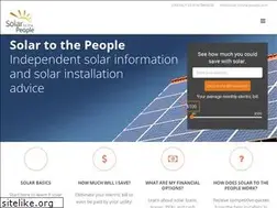Sites similar to solar-to-the-people.com