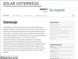 Sites similar to solar-unterwegs.de