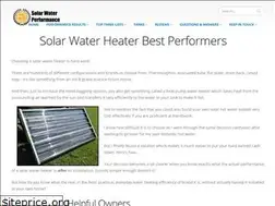 Sites similar to solar-water-performance.com