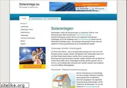 Sites similar to solaranlage.eu
