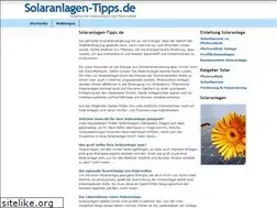 Sites similar to solaranlagen-tipps.de