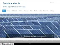 Sites similar to solarbranche.de