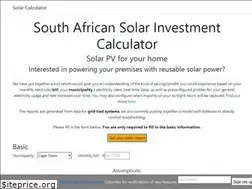 Sites similar to solarcalculator.co.za