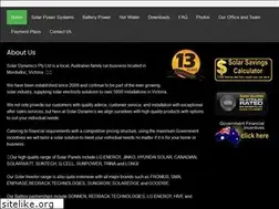 Sites similar to solardynamics.com.au