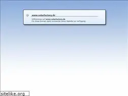Sites similar to solarfactory.de