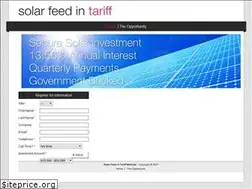 Sites similar to solarfeedintariff.co.uk