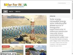 Sites similar to solarforindia.com