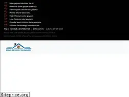 Sites similar to solargeyserstechnology.co.za