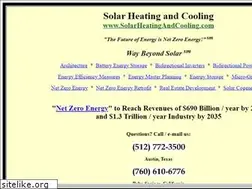 Sites similar to solarheatingandcooling.com