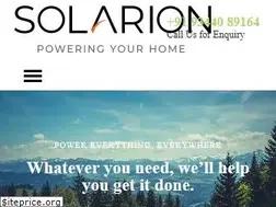 Sites similar to solarion.in