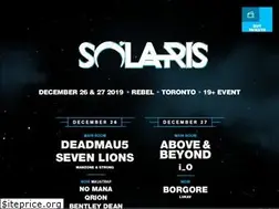 Sites similar to solarismusicfestival.com