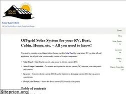 Sites similar to solarknowhow.com