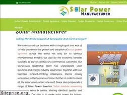 Sites similar to solarmanufacturer.in
