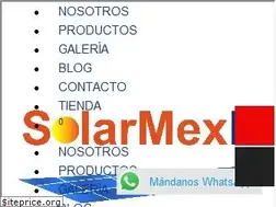 Sites similar to solarmexpower.com