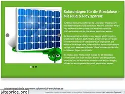 Sites similar to solarmodul-steckdose.de
