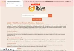 Sites similar to solarmovie.unblocked.cloud