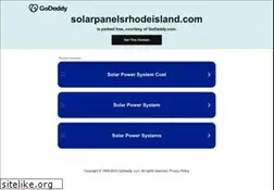 Sites similar to solarpanelsrhodeisland.com